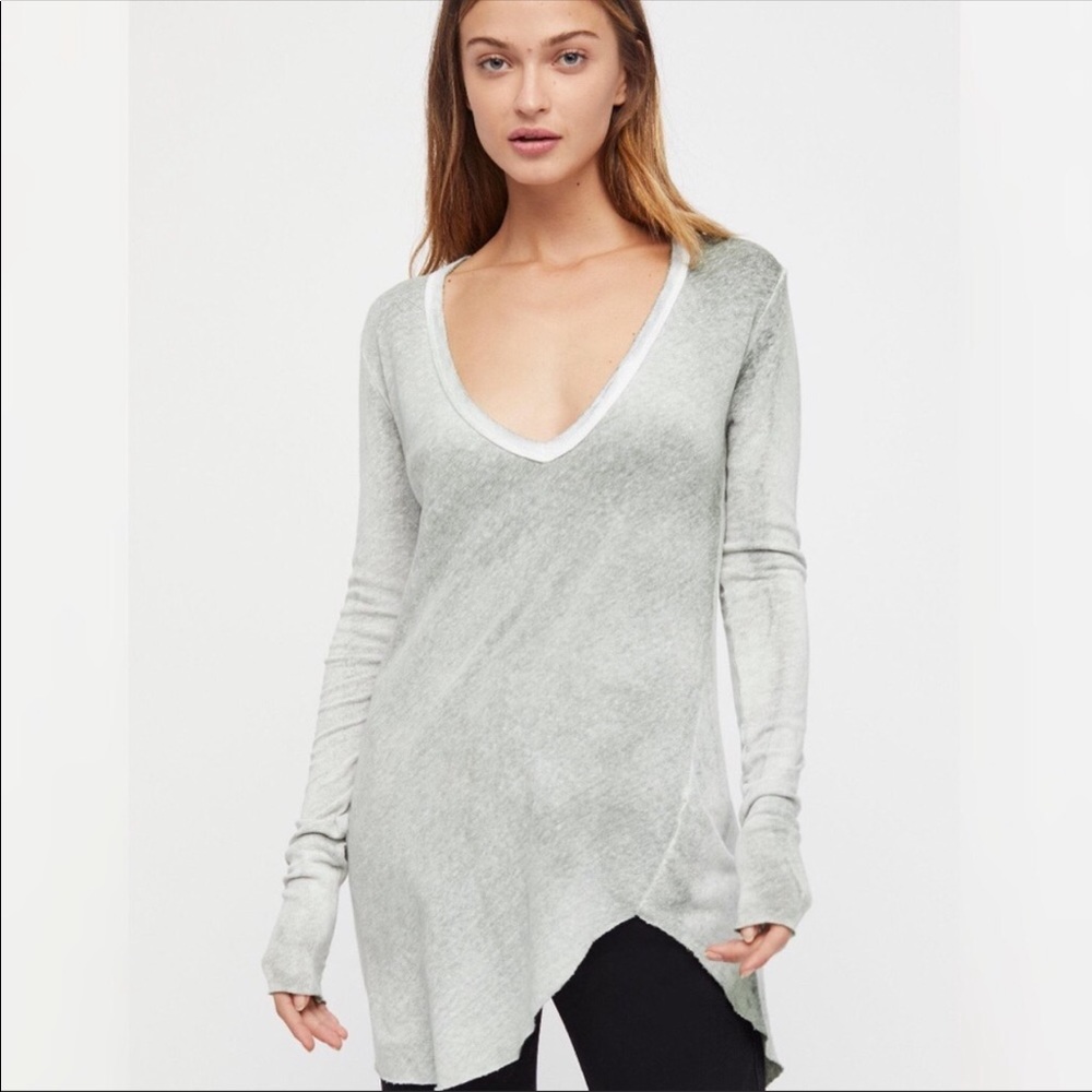 NWOT We The Free FREE PEOPLE Long Beach Tee Sz S